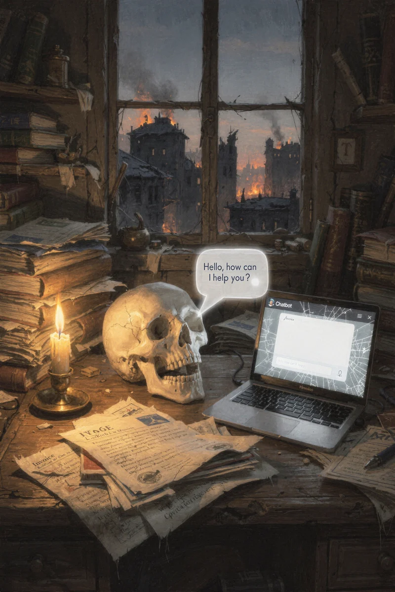 To Think or Not to Think: A Broke Philosopher Goes to War